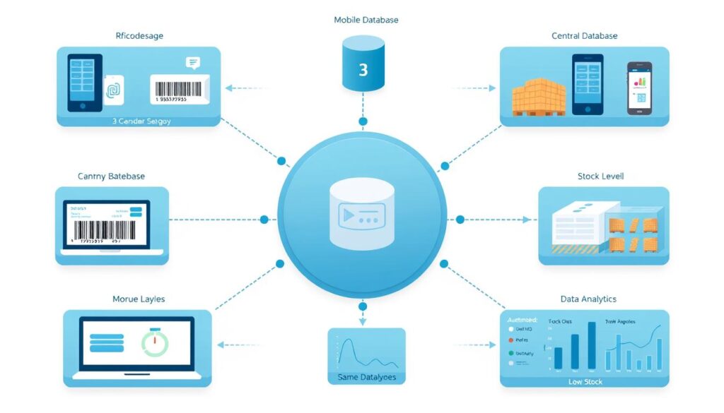 Inventory Tracking Solution Diagram