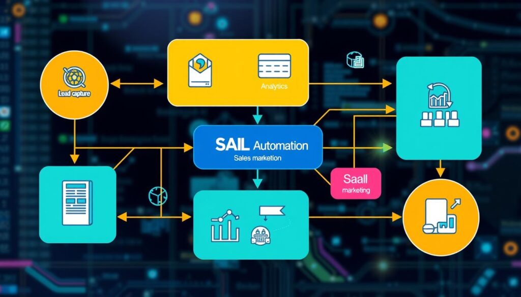 sales automation workflow diagram